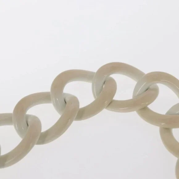 CHANEL Plastic Chain Shoulder Bag Pile Light Blue Silver CC Auth 158681V - Picture 7 of 16